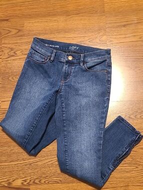 LOFT Women's Medium 25 Size 0 Blue Modern Skinny Jeans